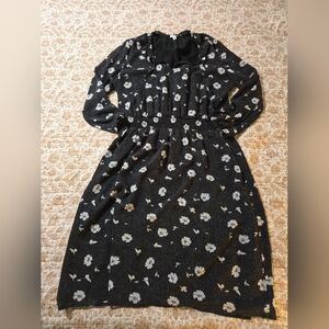 J Crew Floral Dot Dress, XL